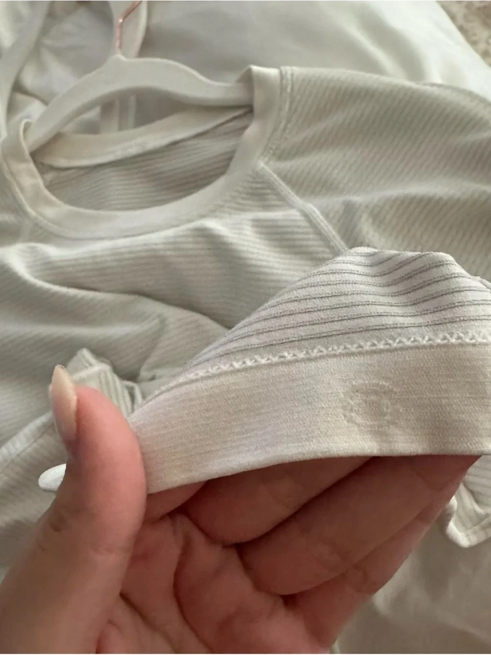 lululemon athletica fitted white